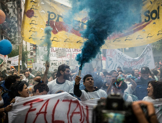 Manifestaciones en América Latina.